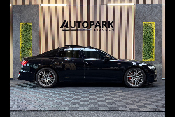 Audi A6 Limousine 50 TFSI e quattro 3x S-LINE |PANO|MATRIXLED|B&O|KEYLESS|DEALER ONDERHOUDEN|SFEERVERLICHTING|TREKHAAK|299PK|VOL!