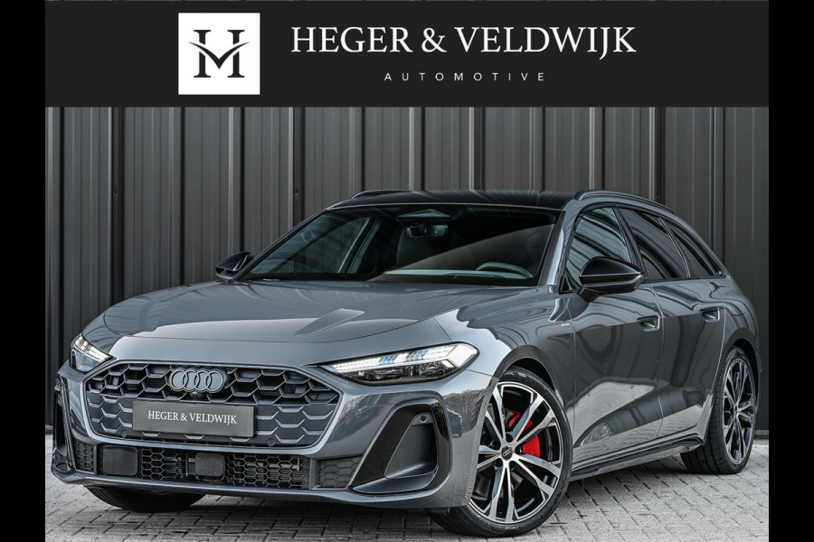 Audi A5 Avant 2.0 e-hybrid quattro S edition 368PK Competition | Nimbus grey | S-Seats | Panoramadak | B&O Sound | Head-Up | 360 Camera | Adaptvie Cruise | Trekhaak | Passagiers display |