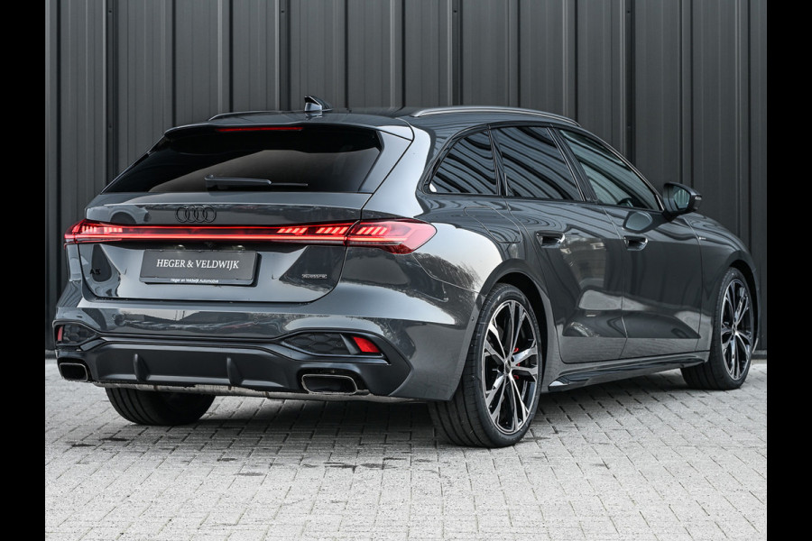 Audi A5 Avant 2.0 e-hybrid quattro S edition 368PK Competition | Nimbus grey | S-Seats | Panoramadak | B&O Sound | Head-Up | 360 Camera | Adaptvie Cruise | Trekhaak | Passagiers display |