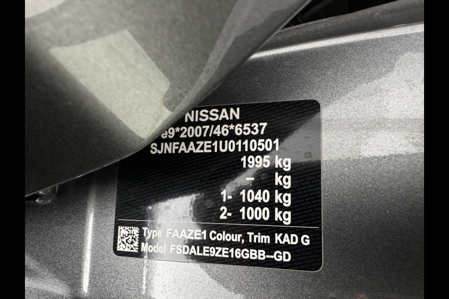 Nissan Leaf N-Connecta 40 kWh {SOH-90%} Aut. *HEAT-PUMP | ADAPTIVE-CRUISE | NAVI-FULLMAP | TOPVIEW | KEYLESS | BLINDSPOT |  DIGI-COCKPIT | HEATED-COMFORTSEATS | DAB | PRIVACYGLASS | ECC | PDC | CARPLAY | 17"ALU*