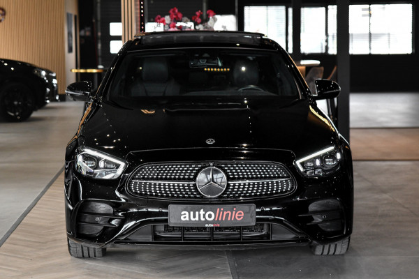 Mercedes-Benz E-Klasse 400 d 4MATIC AMG Night. Pano, Luchtv, Memory, 360, Burm, Leder, Dodeh, CarPlay, Sfeer!