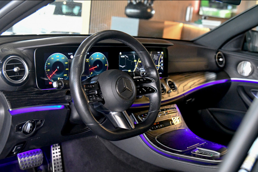 Mercedes-Benz E-Klasse 400 d 4MATIC AMG Night. Pano, Luchtv, Memory, 360, Burm, Leder, Dodeh, CarPlay, Sfeer!