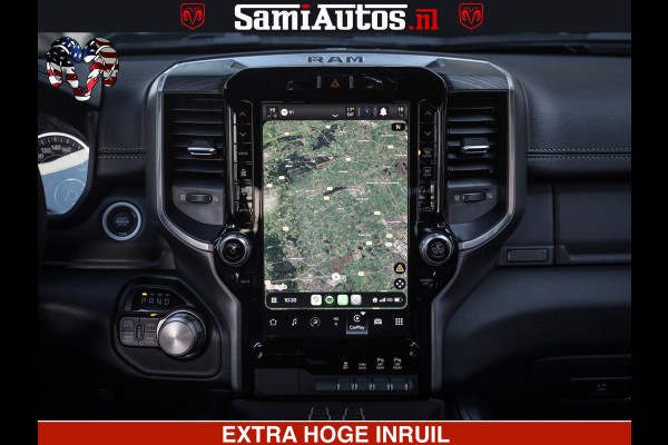 Dodge Ram 1500 LARAMIE SPORT | 5.7 V8 4X4 | 12 INCH MULTIMEDIA | MEMORY SEAT | BED STEP | 3500KG | GRANITE CRYSTAL | PRINS LPG | CRUISE | FULL LED | ALARM K3 | UITLAAT KLEP SYSTEEM ALS NIEUW!