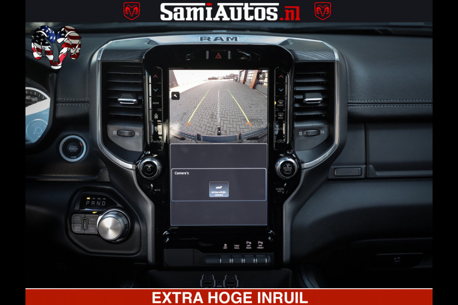 Dodge Ram 1500 LARAMIE SPORT | 5.7 V8 4X4 | 12 INCH MULTIMEDIA | MEMORY SEAT | BED STEP | 3500KG | GRANITE CRYSTAL | PRINS LPG | CRUISE | FULL LED | ALARM K3 | UITLAAT KLEP SYSTEEM ALS NIEUW!