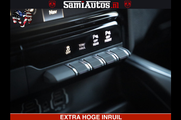 Dodge Ram 1500 LARAMIE SPORT | 5.7 V8 4X4 | 12 INCH MULTIMEDIA | MEMORY SEAT | BED STEP | 3500KG | GRANITE CRYSTAL | PRINS LPG | CRUISE | FULL LED | ALARM K3 | UITLAAT KLEP SYSTEEM ALS NIEUW!