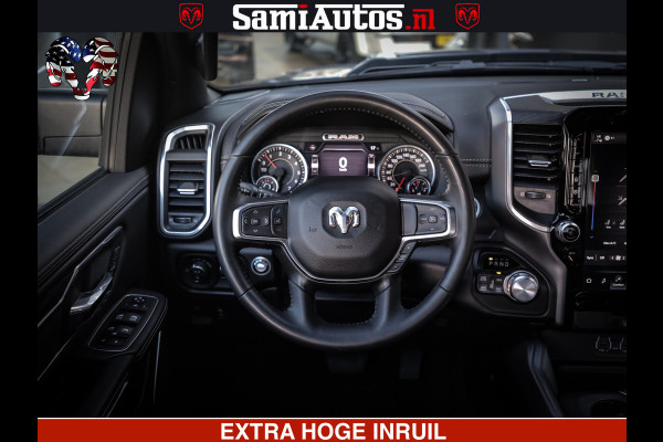 Dodge Ram 1500 LARAMIE SPORT | 5.7 V8 4X4 | 12 INCH MULTIMEDIA | MEMORY SEAT | BED STEP | 3500KG | GRANITE CRYSTAL | PRINS LPG | CRUISE | FULL LED | ALARM K3 | UITLAAT KLEP SYSTEEM ALS NIEUW!