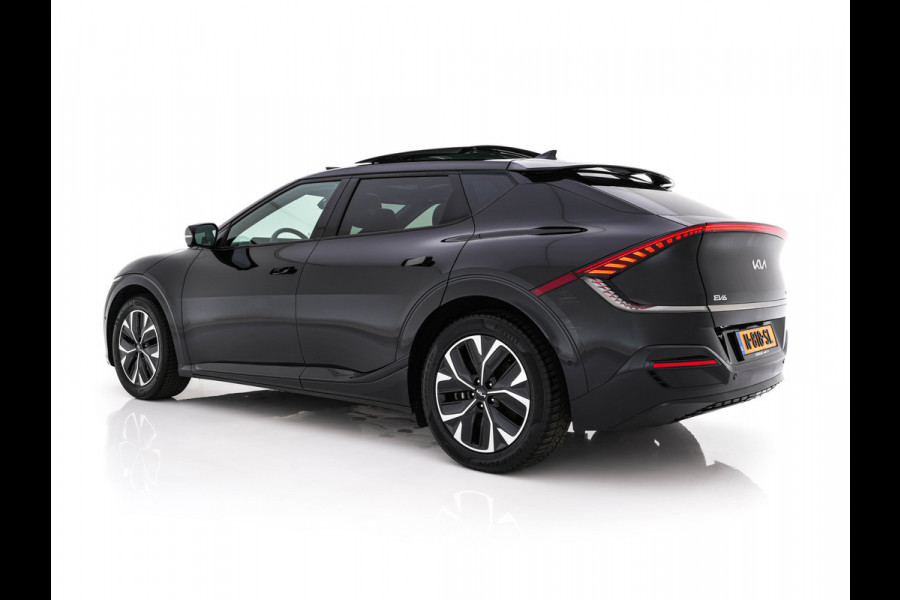 Kia Ev6 GT-Line 77.4 kWh (3-Fase-11kW) {SOH-100%} (INCL-BTW) Aut. *HEATPUMP | PANO | HEAD-UP | LEATHER-ALCANTARA | ADAPTIVE-CRUISE | DIGI-COCKPIT | MERIDIAN-AUDIO | MEMORYPACK | FULL-LED | KEYLESS | TOPVIEW | DAB | BLINDSPOT | NAVI-FULLMAP |