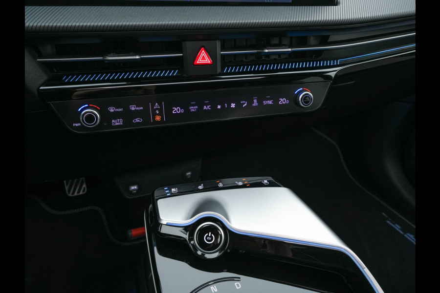 Kia Ev6 GT-Line 77.4 kWh (3-Fase-11kW) {SOH-100%} (INCL-BTW) Aut. *HEATPUMP | PANO | HEAD-UP | LEATHER-ALCANTARA | ADAPTIVE-CRUISE | DIGI-COCKPIT | MERIDIAN-AUDIO | MEMORYPACK | FULL-LED | KEYLESS | TOPVIEW | DAB | BLINDSPOT | NAVI-FULLMAP |