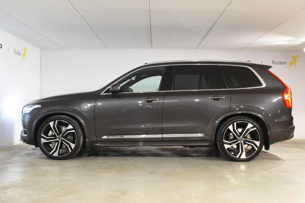Volvo XC90 T8 455PK Recharge AWD Ultimate Bright / Luchtvering / Bowers & Wilkins / Schuif-kanteldak / 360 Camera / Head Up Display / Nappaleder met ventilatie / Massagefunctie / Gelamineerde zijruiten / 22'' Velgen / Trekhaak /  Stoelverwarming / Stuurverwarming