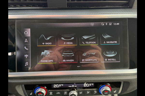Audi Q3 35 TFSI S Line Pro Line Climate control Cruise LED Stoelverwarming Apple / Android Navi PDC voor/achter