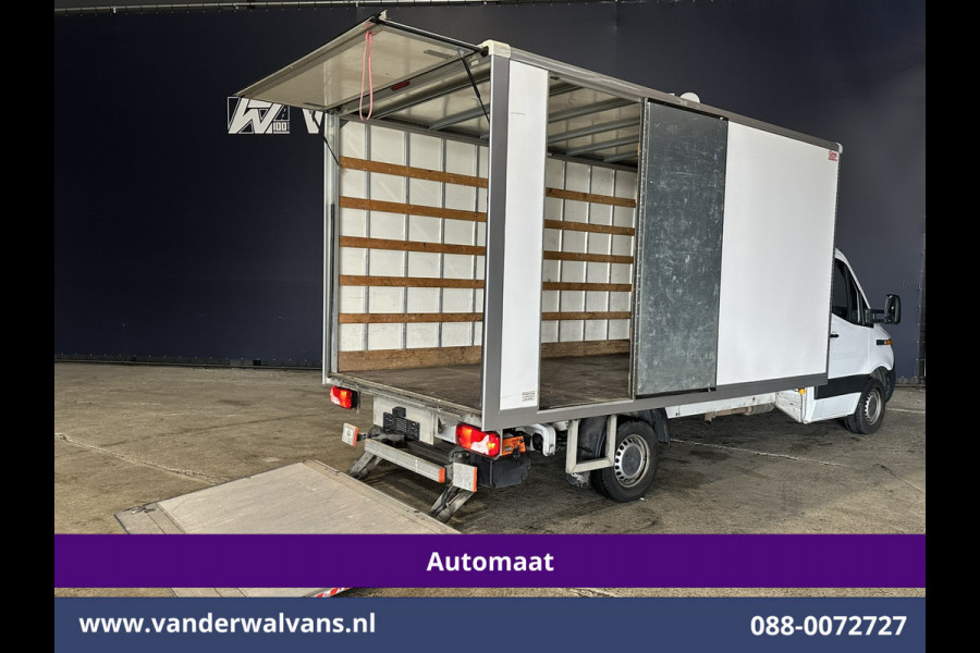 Mercedes-Benz Sprinter 314 CDI Automaat Bakwagen 21m3 KUUB Laadklep Zijdeur Euro6 Airco | LAT om LAT Leder, Bijrijdersbank