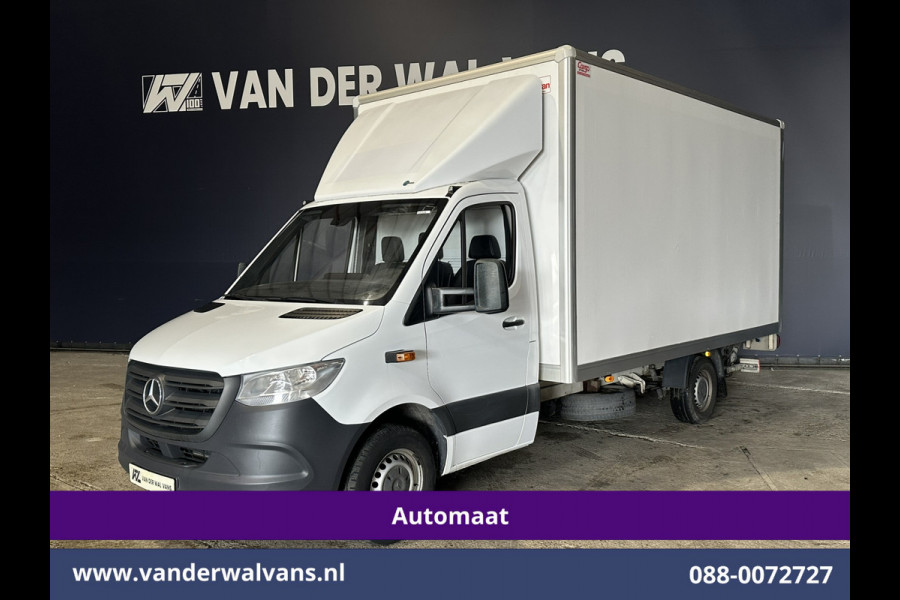 Mercedes-Benz Sprinter 314 CDI Automaat Bakwagen 21m3 KUUB Laadklep Zijdeur Euro6 Airco | LAT om LAT Leder, Bijrijdersbank