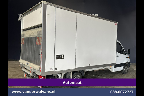 Mercedes-Benz Sprinter 314 CDI Automaat Bakwagen 21m3 KUUB Laadklep Zijdeur Euro6 Airco | LAT om LAT Leder, Bijrijdersbank