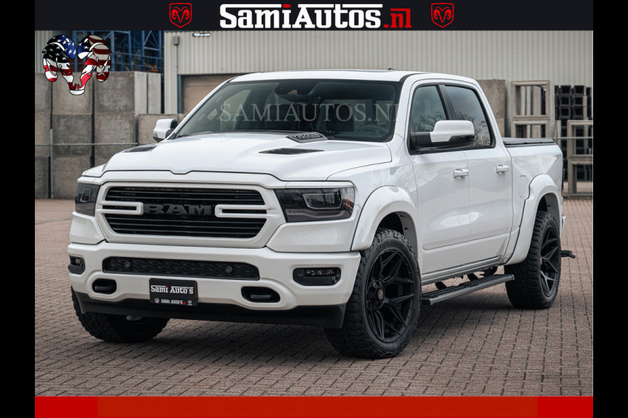 Dodge Ram V8 5.7 402PK | LARAMIE SPORT | Krachtige Hemi | Panorama Dak | 12' Scherm | LPG | Comfortabele Dubbele Cabine met Royale 5 Zitplaatsen | NIEUW EN BPM vrij | Nu Leverbaar uit Voorraad | Nr 2528 - 1276 |