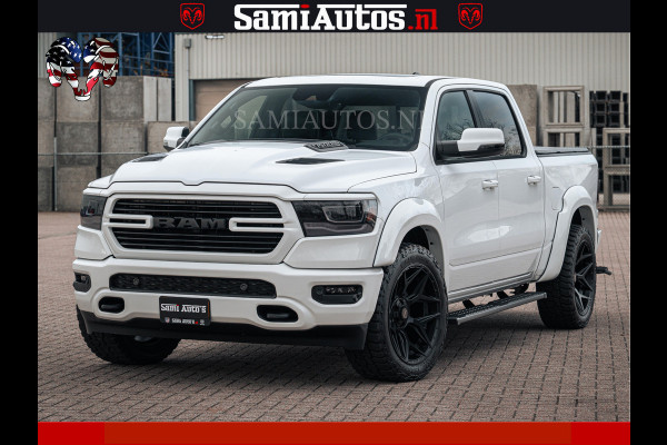 Dodge Ram V8 5.7 402PK | LARAMIE SPORT | Krachtige Hemi | Panorama Dak | 12' Scherm | LPG | Comfortabele Dubbele Cabine met Royale 5 Zitplaatsen | NIEUW EN BPM vrij | Nu Leverbaar uit Voorraad | Nr 2528 - 1276 |