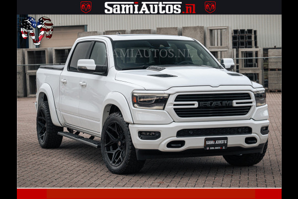 Dodge Ram V8 5.7 402PK | LARAMIE SPORT | Krachtige Hemi | Panorama Dak | 12' Scherm | LPG | Comfortabele Dubbele Cabine met Royale 5 Zitplaatsen | NIEUW EN BPM vrij | Nu Leverbaar uit Voorraad | Nr 2528 - 1276 |
