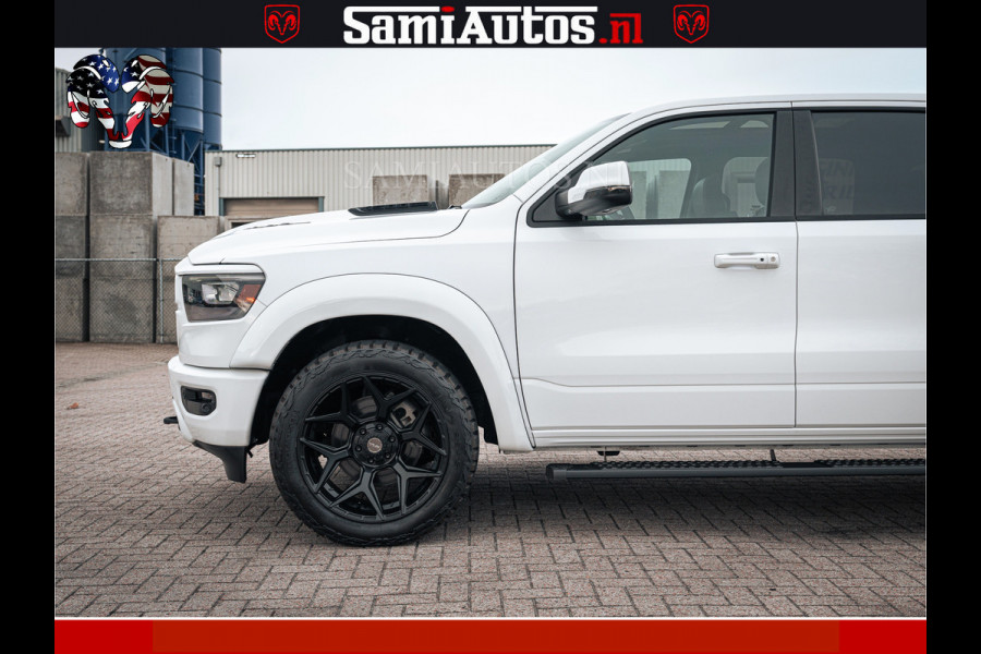 Dodge Ram V8 5.7 402PK | LARAMIE SPORT | Krachtige Hemi | Panorama Dak | 12' Scherm | LPG | Comfortabele Dubbele Cabine met Royale 5 Zitplaatsen | NIEUW EN BPM vrij | Nu Leverbaar uit Voorraad | Nr 2528 - 1276 |
