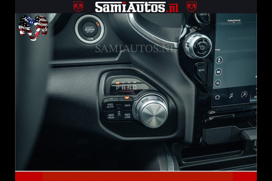 Dodge Ram V8 5.7 402PK | LARAMIE SPORT | Krachtige Hemi | Panorama Dak | 12' Scherm | LPG | Comfortabele Dubbele Cabine met Royale 5 Zitplaatsen | NIEUW EN BPM vrij | Nu Leverbaar uit Voorraad | Nr 2528 - 1276 |