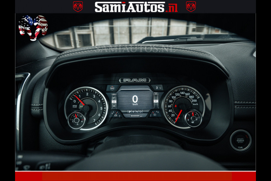 Dodge Ram V8 5.7 402PK | LARAMIE SPORT | Krachtige Hemi | Panorama Dak | 12' Scherm | LPG | Comfortabele Dubbele Cabine met Royale 5 Zitplaatsen | NIEUW EN BPM vrij | Nu Leverbaar uit Voorraad | Nr 2528 - 1276 |