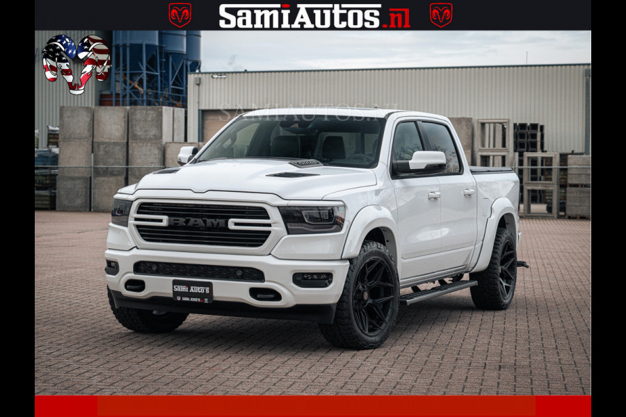 Dodge Ram V8 5.7 402PK | LARAMIE SPORT | Krachtige Hemi | Panorama Dak | 12' Scherm | LPG | Comfortabele Dubbele Cabine met Royale 5 Zitplaatsen | NIEUW EN BPM vrij | Nu Leverbaar uit Voorraad | Nr 2528 - 1276 |