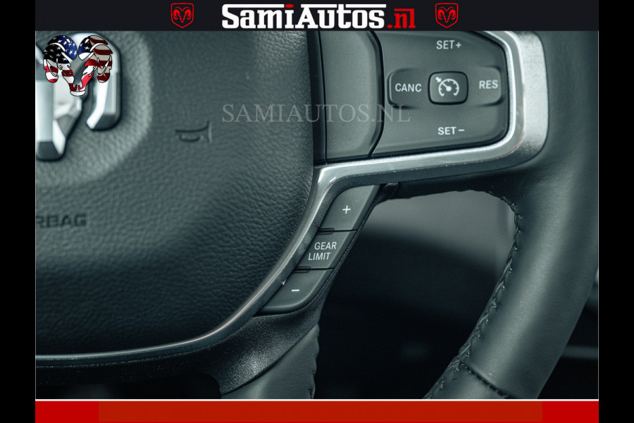 Dodge Ram V8 5.7 402PK | LARAMIE SPORT | Krachtige Hemi | Panorama Dak | 12' Scherm | LPG | Comfortabele Dubbele Cabine met Royale 5 Zitplaatsen | NIEUW EN BPM vrij | Nu Leverbaar uit Voorraad | Nr 2528 - 1276 |