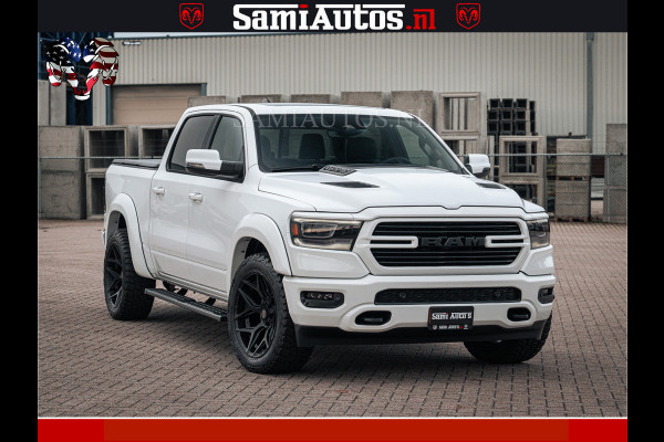 Dodge Ram V8 5.7 402PK | LARAMIE SPORT | Krachtige Hemi | Panorama Dak | 12' Scherm | LPG | Comfortabele Dubbele Cabine met Royale 5 Zitplaatsen | NIEUW EN BPM vrij | Nu Leverbaar uit Voorraad | Nr 2528 - 1276 |