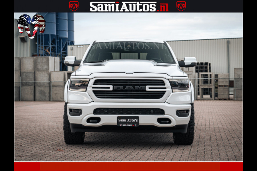 Dodge Ram V8 5.7 402PK | LARAMIE SPORT | Krachtige Hemi | Panorama Dak | 12' Scherm | LPG | Comfortabele Dubbele Cabine met Royale 5 Zitplaatsen | NIEUW EN BPM vrij | Nu Leverbaar uit Voorraad | Nr 2528 - 1276 |