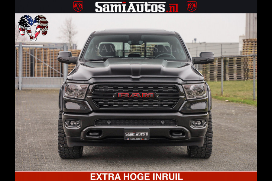 Dodge Ram SPORT | 5.7 V8 4x4 HEMI | PANORAMA DAK | GROOTSCHEM 12 INCH | LPG | Diamond Black Pearl | CREW CAB | DUBBELE CABINE | 5 PERSOONS | DC | VOORRAAD NR 2559 - 3308