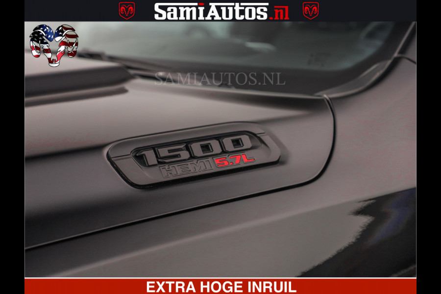 Dodge Ram SPORT | 5.7 V8 4x4 HEMI | PANORAMA DAK | GROOTSCHEM 12 INCH | LPG | Diamond Black Pearl | CREW CAB | DUBBELE CABINE | 5 PERSOONS | DC | VOORRAAD NR 2559 - 3308