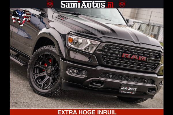 Dodge Ram SPORT | 5.7 V8 4x4 HEMI | PANORAMA DAK | GROOTSCHEM 12 INCH | LPG | Diamond Black Pearl | CREW CAB | DUBBELE CABINE | 5 PERSOONS | DC | VOORRAAD NR 2559 - 3308