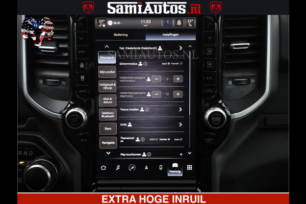 Dodge Ram SPORT | 5.7 V8 4x4 HEMI | PANORAMA DAK | GROOTSCHEM 12 INCH | LPG | Diamond Black Pearl | CREW CAB | DUBBELE CABINE | 5 PERSOONS | DC | VOORRAAD NR 2559 - 3308