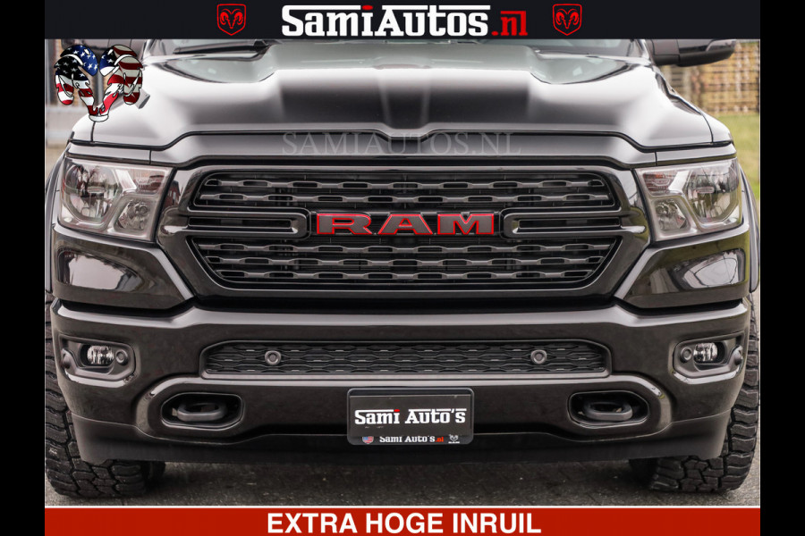 Dodge Ram SPORT | 5.7 V8 4x4 HEMI | PANORAMA DAK | GROOTSCHEM 12 INCH | LPG | Diamond Black Pearl | CREW CAB | DUBBELE CABINE | 5 PERSOONS | DC | VOORRAAD NR 2559 - 3308