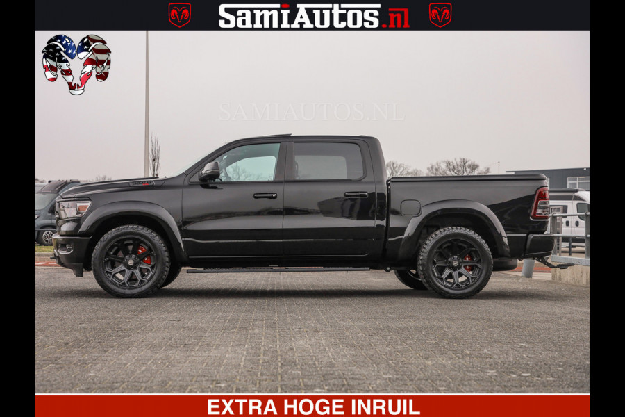 Dodge Ram SPORT | 5.7 V8 4x4 HEMI | PANORAMA DAK | GROOTSCHEM 12 INCH | LPG | Diamond Black Pearl | CREW CAB | DUBBELE CABINE | 5 PERSOONS | DC | VOORRAAD NR 2559 - 3308