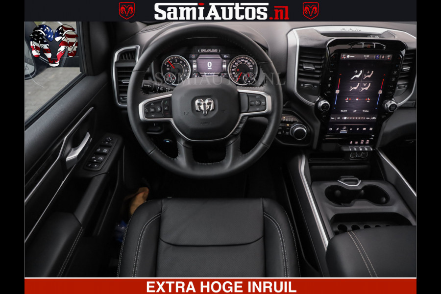Dodge Ram SPORT | 5.7 V8 4x4 HEMI | PANORAMA DAK | GROOTSCHEM 12 INCH | LPG | Diamond Black Pearl | CREW CAB | DUBBELE CABINE | 5 PERSOONS | DC | VOORRAAD NR 2559 - 3308