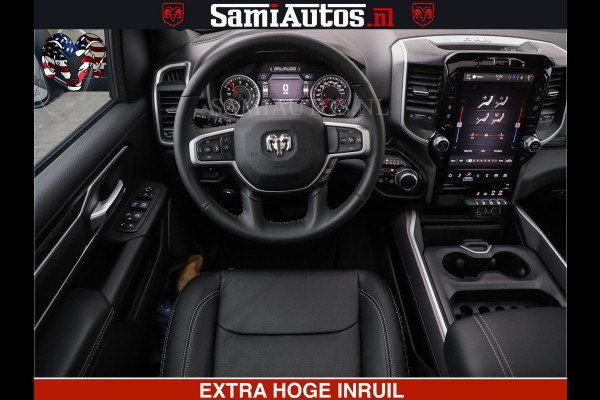 Dodge Ram SPORT | 5.7 V8 4x4 HEMI | PANORAMA DAK | GROOTSCHEM 12 INCH | LPG | Diamond Black Pearl | CREW CAB | DUBBELE CABINE | 5 PERSOONS | DC | VOORRAAD NR 2559 - 3308