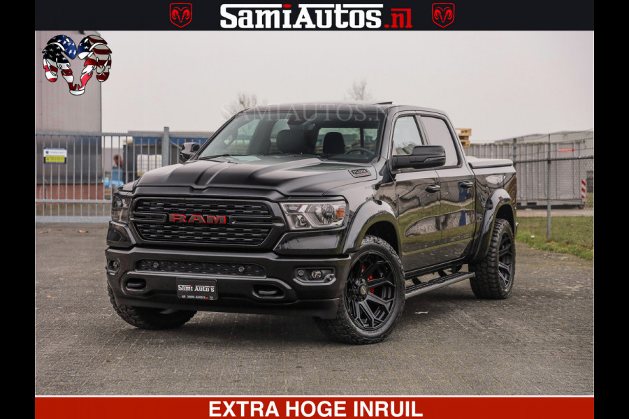 Dodge Ram SPORT | 5.7 V8 4x4 HEMI | PANORAMA DAK | GROOTSCHEM 12 INCH | LPG | Diamond Black Pearl | CREW CAB | DUBBELE CABINE | 5 PERSOONS | DC | VOORRAAD NR 2559 - 3308