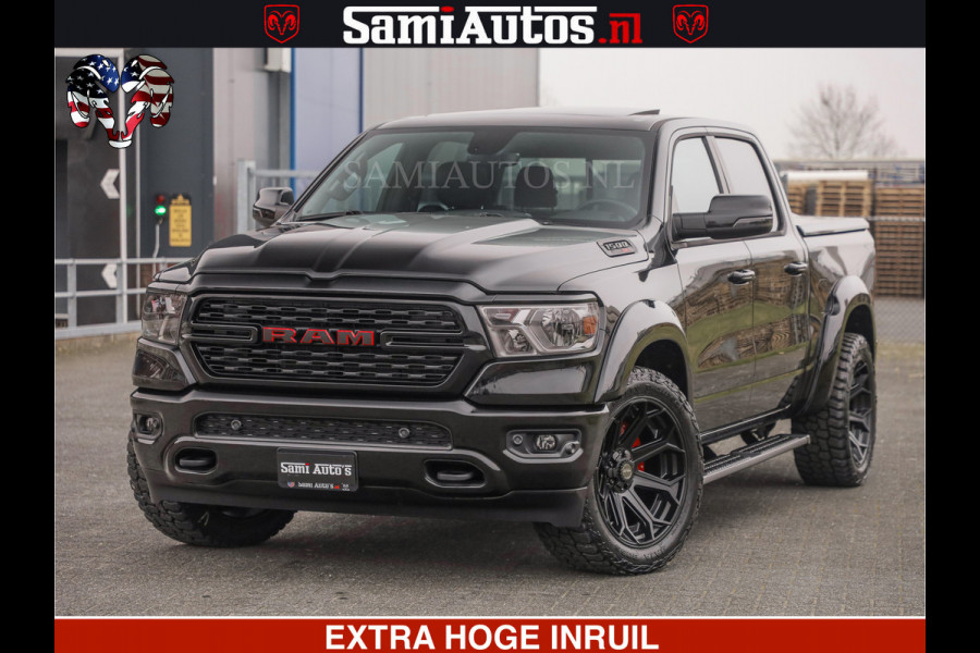 Dodge Ram SPORT | 5.7 V8 4x4 HEMI | PANORAMA DAK | GROOTSCHEM 12 INCH | LPG | Diamond Black Pearl | CREW CAB | DUBBELE CABINE | 5 PERSOONS | DC | VOORRAAD NR 2559 - 3308