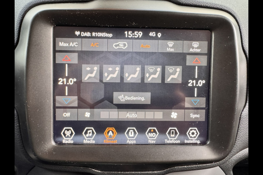 Jeep Renegade 1.5T e-Hybrid S | Automaat | LED | Camera | Carplay/Android | Leder | Navigatie | Stoel en stuurverwarming