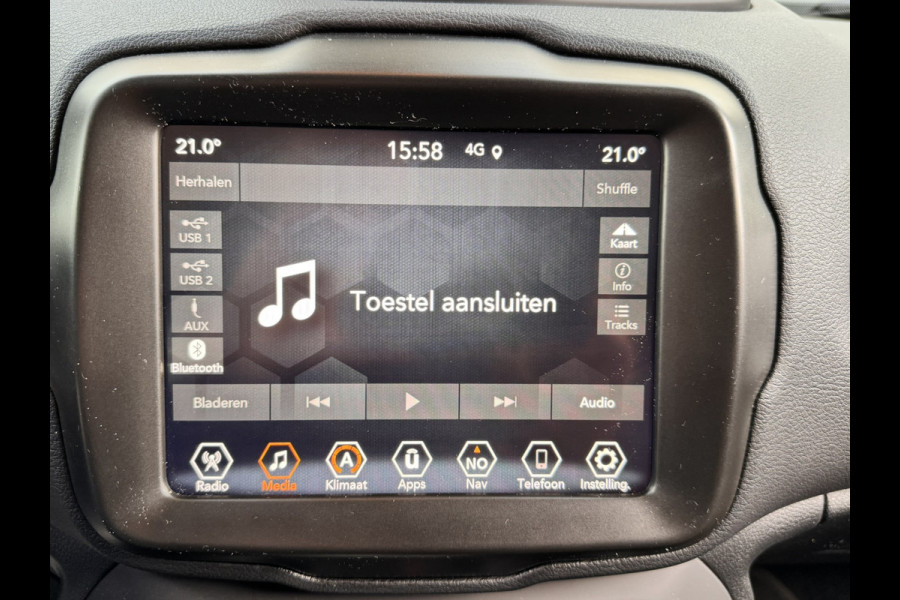 Jeep Renegade 1.5T e-Hybrid S | Automaat | LED | Camera | Carplay/Android | Leder | Navigatie | Stoel en stuurverwarming