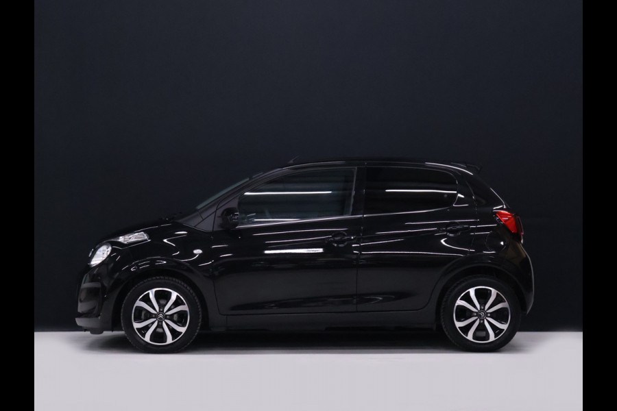 Citroën C1 1.0 VTi Shine [APPLE CARPLAY, ANDROID AUTO, CRUISE CONTROL, ACHTERUITRIJCAMERA, ELEKTRISCHE RAMEN, AUTOMATISCHE AIRCO, LICHTMETALEN VELGEN, NIEUWSTAAT]