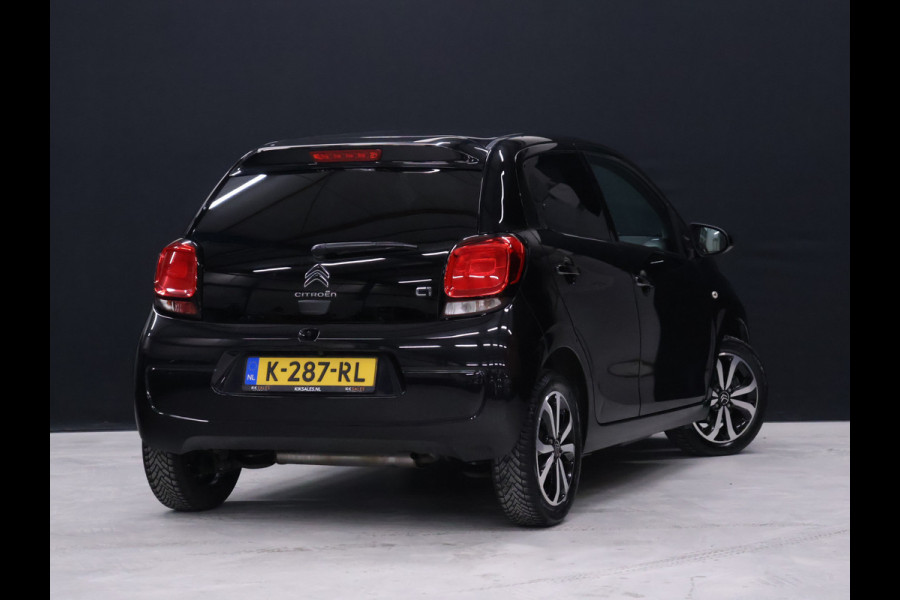 Citroën C1 1.0 VTi Shine [APPLE CARPLAY, ANDROID AUTO, CRUISE CONTROL, ACHTERUITRIJCAMERA, ELEKTRISCHE RAMEN, AUTOMATISCHE AIRCO, LICHTMETALEN VELGEN, NIEUWSTAAT]