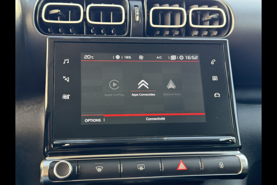 Citroën C3 Aircross 1.2 PureTech Shine Automaat Cruise control Parkeersensoren plus camera Apple / Android Stoelverwarming Pano