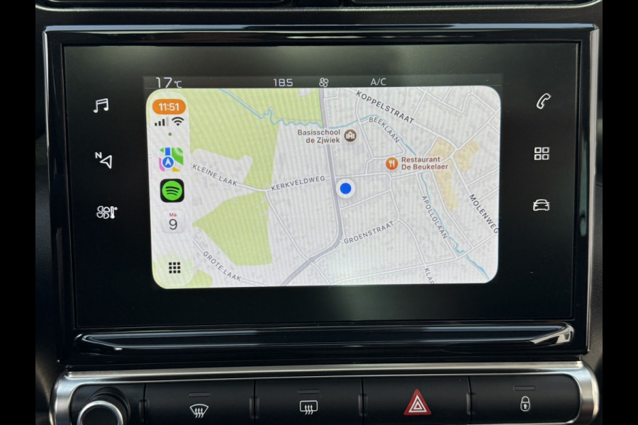 Citroën C3 Aircross 1.2 PureTech Shine Automaat Cruise control Parkeersensoren plus camera Apple / Android Stoelverwarming Pano