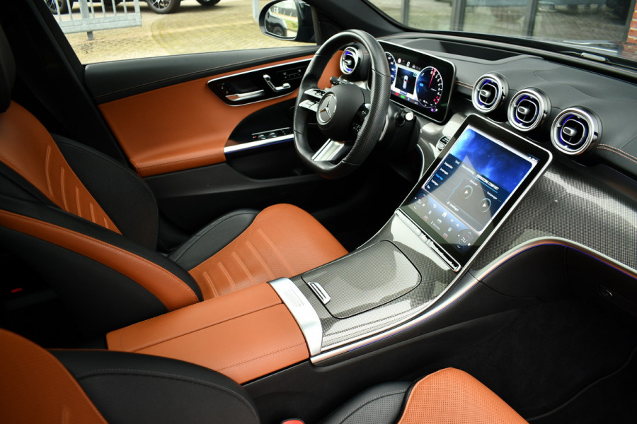 Mercedes-Benz C-Klasse Estate 300 e AMG Line Pano Trekh Distr Memory+Ventilatie HUD 360 Night