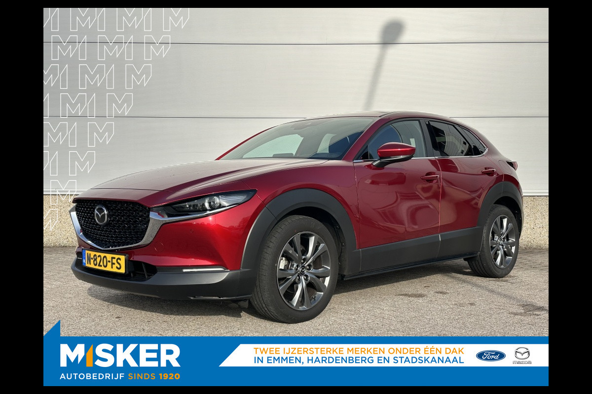 Mazda CX-30 2.0 187pk-X, Luxury, leder, camera, navi