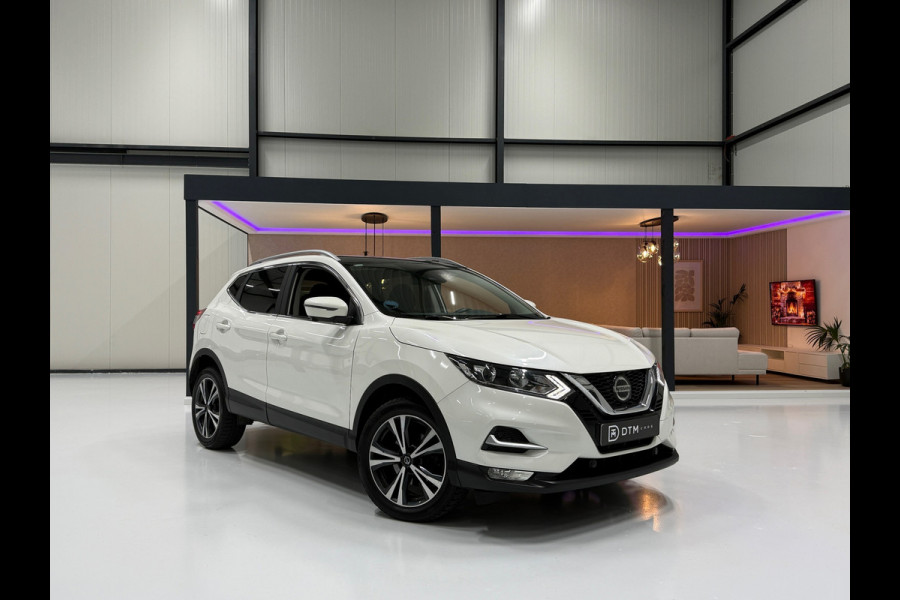 Nissan QASHQAI 158PK Aut. 360° Camera Trekhaak Pano Stoelverw. Lane Assist Navi Climate Pdc Winterpack Isofix Comfortstoelen