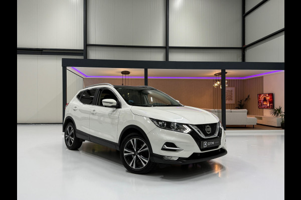 Nissan QASHQAI 158PK Aut. 360° Camera Trekhaak Pano Stoelverw. Lane Assist Navi Climate Pdc Winterpack Isofix Comfortstoelen
