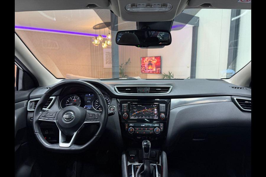 Nissan QASHQAI 158PK Aut. 360° Camera Trekhaak Pano Stoelverw. Lane Assist Navi Climate Pdc Winterpack Isofix Comfortstoelen