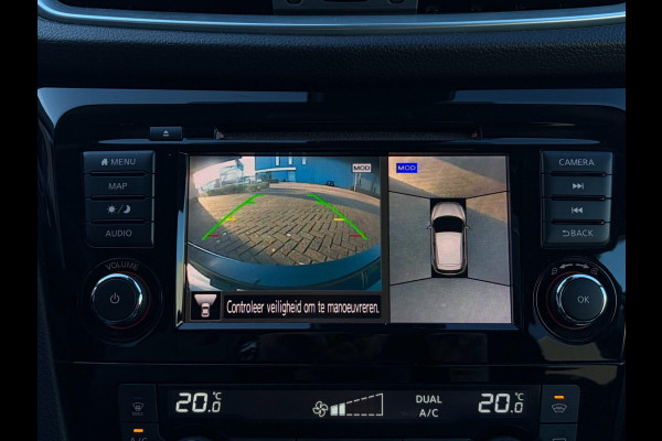 Nissan QASHQAI 158PK Aut. 360° Camera Trekhaak Pano Stoelverw. Lane Assist Navi Climate Pdc Winterpack Isofix Comfortstoelen