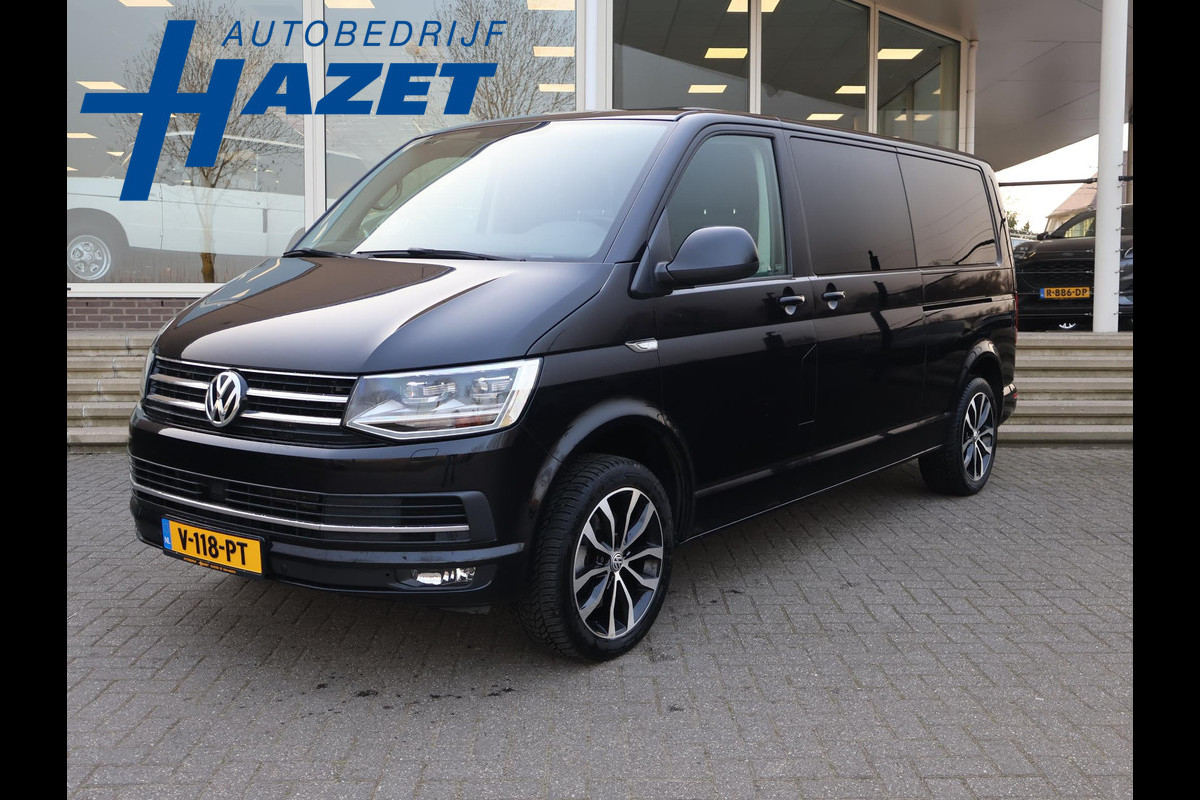 Volkswagen Transporter 2.0 TDI 204 PK DSG L2H1 DUBBEL CABINE HIGHLINE + 2 SCHUIFDEUREN | LED | 18 INCH | ADAPTIVE CRUISE